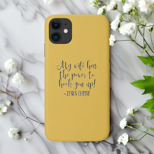 My WiFi Has Power Jesus Christ Fun iPhone 11 Case