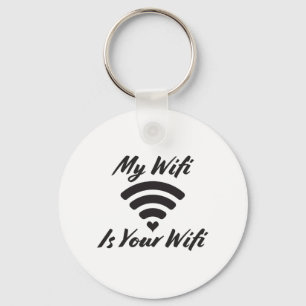 My wifi is your wifi key ring