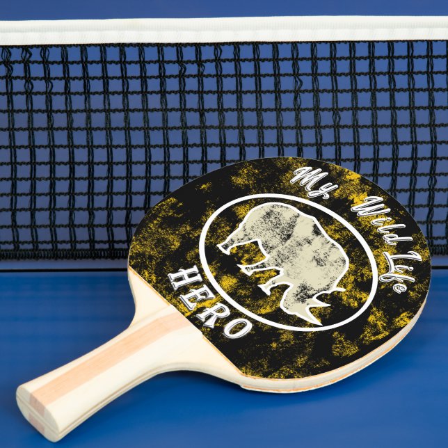 My wildlife hero  ping pong paddle (Insitu)