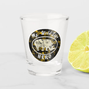 My wildlife hero shot glass
