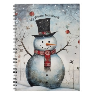 My Winter Snowman Notebook