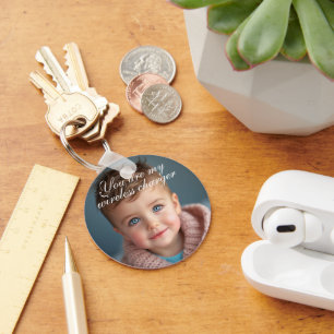 My Wireless Charger and Child Photo Key Ring