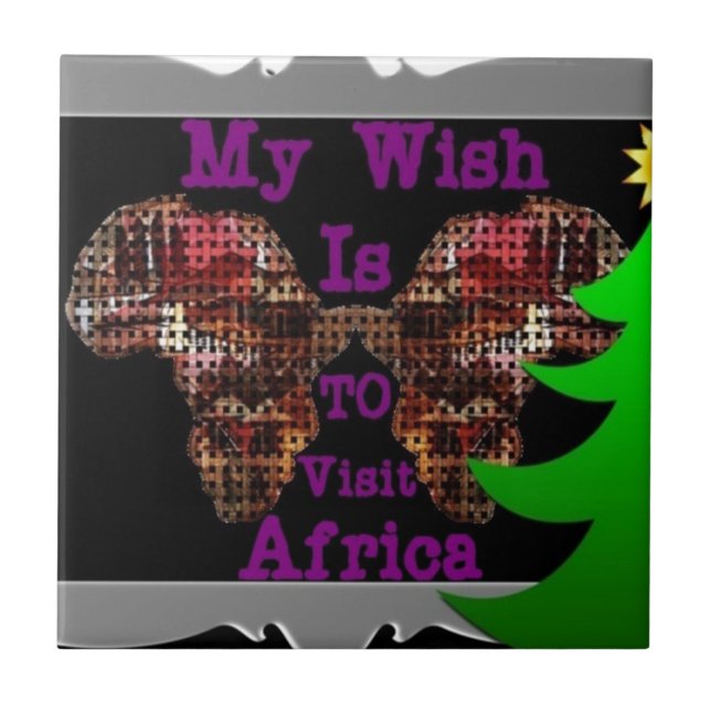 My Wish Ceramic Tile (Front)