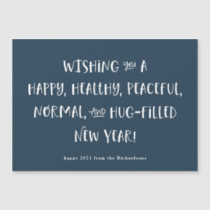 My Wish for 2021 Blue Happy New Year