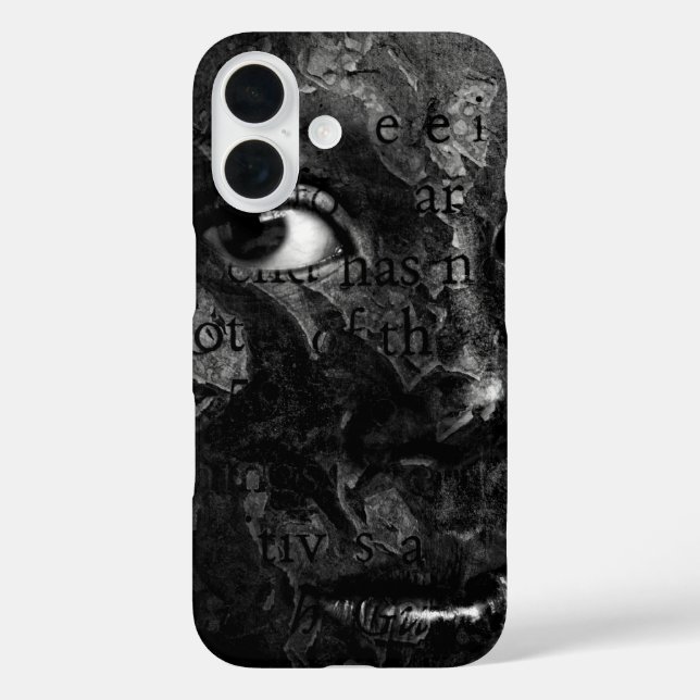 my word in blacq Case-Mate iPhone case (Back)