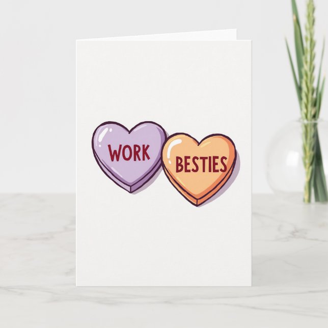 My Work Bestie Is The Best Card (Front)