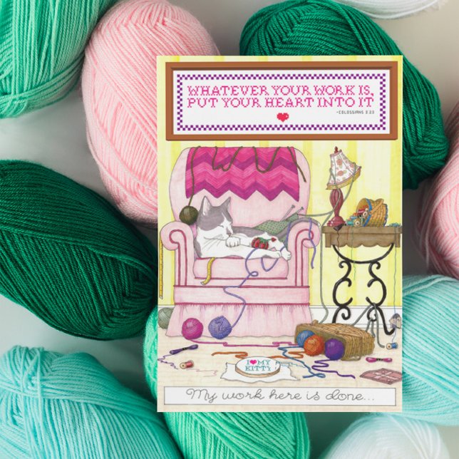 My Work Here is Done Birthday Card (Creator Uploaded)