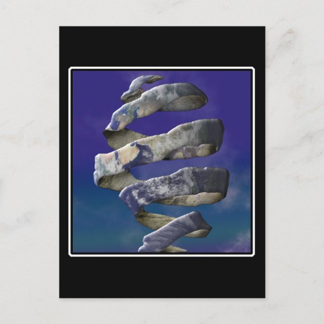 My World is Unraveling Postcard (Front)