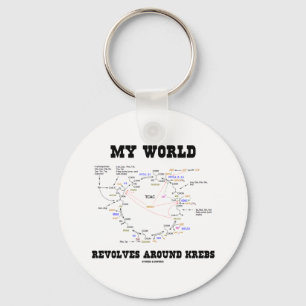 My World Revolves Around Krebs (Energy Cycle) Key Ring