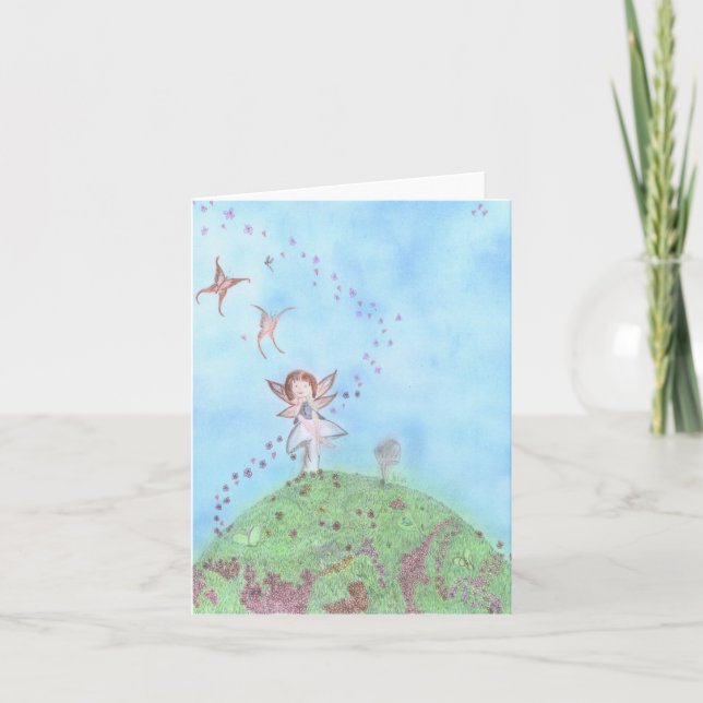 My world  thank you card (Front)