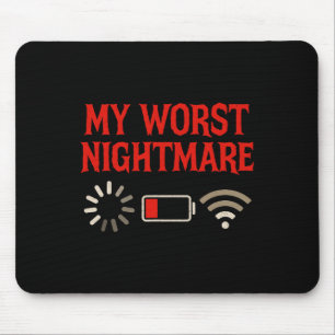 My Worst Scary Night - Gaming Lover Console Game L Mouse Pad