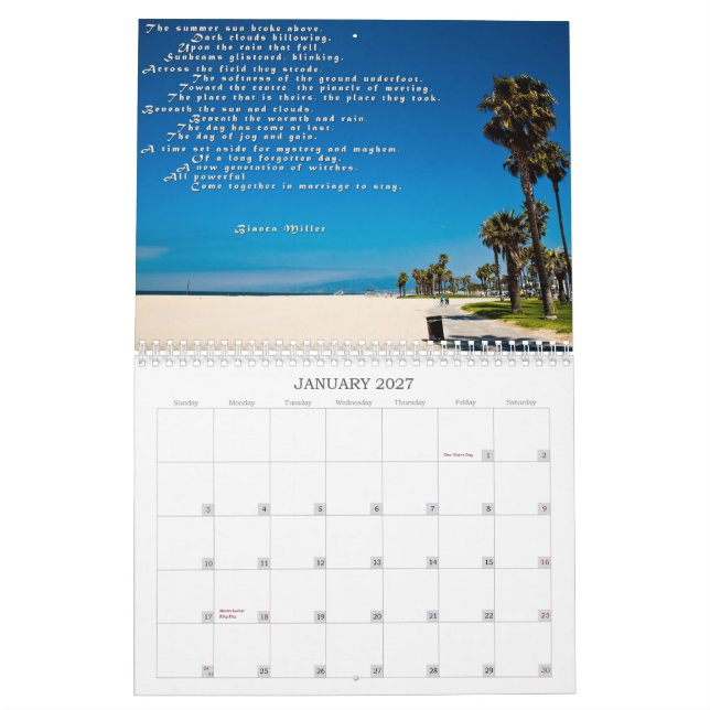 My Write It 2008 Seasonal Calendar STH Version (Jan 2027)