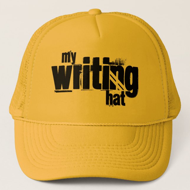 My Writing Hat (Front)