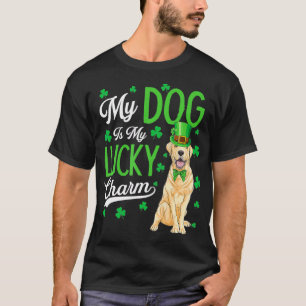 My Yellow Labrador Is My Lucky Charm Irish St Patr T-Shirt
