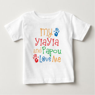 My YiaYia and Papou Love Me Baby T-Shirt