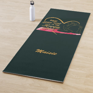 My Yoga Mat is my Happy Place Customised Named