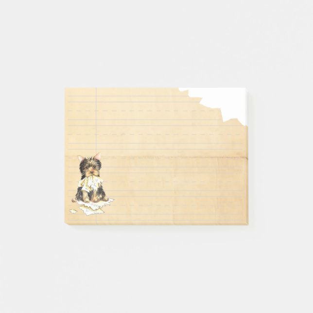 My Yorkie Ate my Homework Post-it Notes (Front)