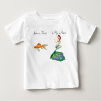 My Your Aunt Goldfish Mermaid Funny Cute Toddler