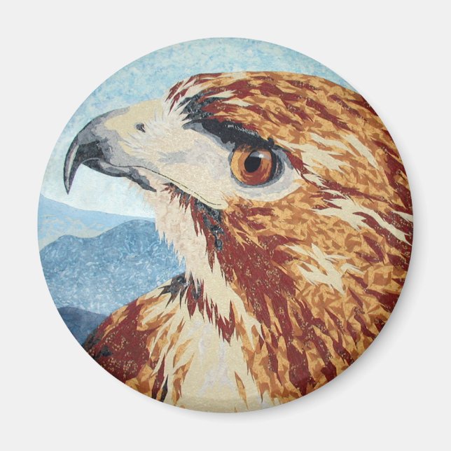 Mya - Red-tail Hawk Magnet (Front)