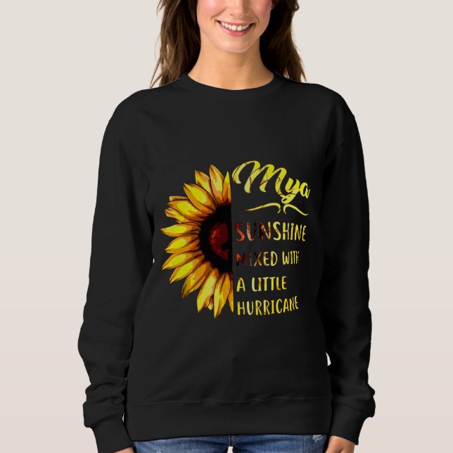 Mya Sunshine Mixed With A Little Hurricane Autism Sweatshirt (Front)