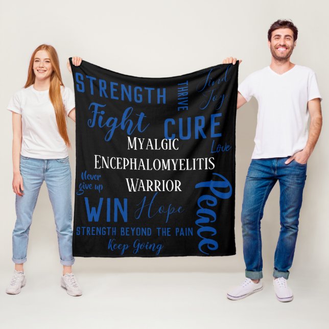 Myalgic encephalomyelitis Warrior blanket (In Situ)