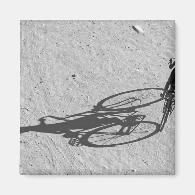 Myamar, Bagan, Young boy riding a huge bike and Magnet (Front)