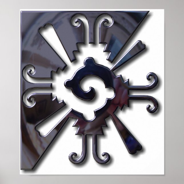 Myan Hunab Ku - Black Chrome Poster (Front)