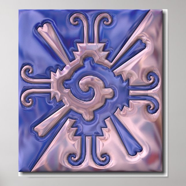 Myan Hunab Ku-glass Poster (Front)