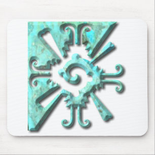 Myan Hunab Ku - Turquoise Mouse Pad