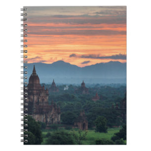 Myanmar, Bagan Sunrise Notebook