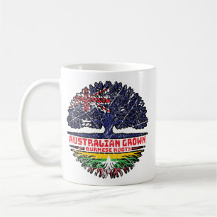 Myanmar Burmese Australian Australia Tree Roots Coffee Mug