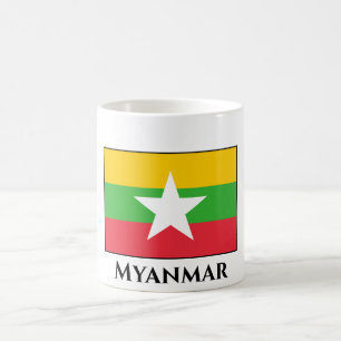 Myanmar Flag Coffee Mug