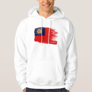 Myanmar Flag Hoodie