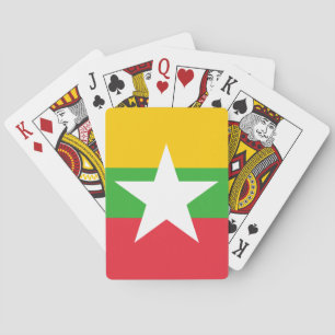 Myanmar Flag Playing Cards