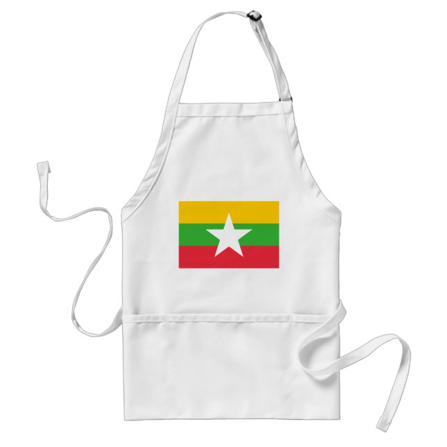 Myanmar Flag Standard Apron (Front)