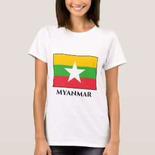 Myanmar Flag T-Shirt