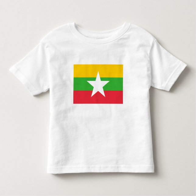 Myanmar Flag Toddler T-Shirt (Front)