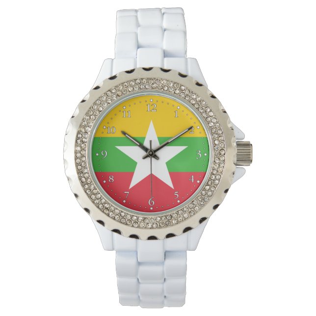 Myanmar Flag Watch (Front)