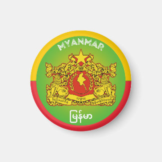 Myanmar Heritage Emblem Magnet