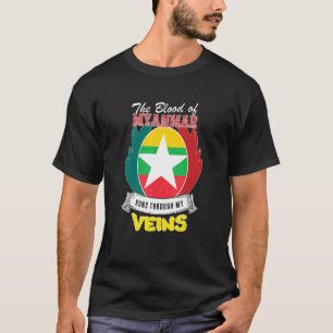 Myanmar In My Veins T-Shirt