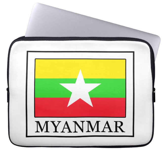 Myanmar Laptop Sleeve (Front)