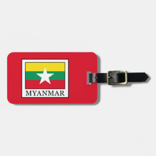 Myanmar Luggage Tag