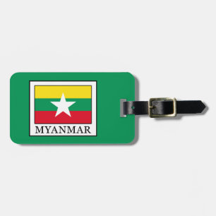 Myanmar Luggage Tag