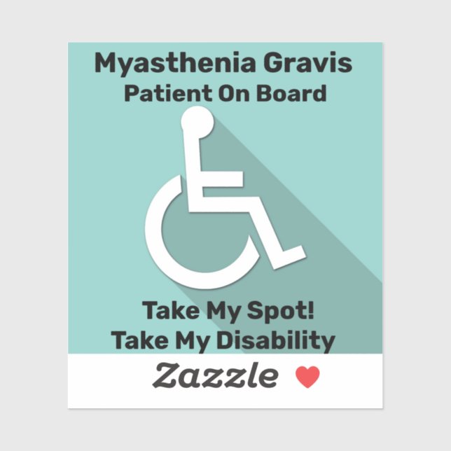 Myasthenia Gravis Awareness (Sheet)