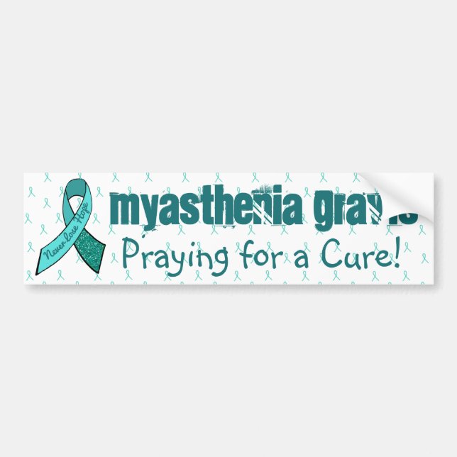 Myasthenia Gravis Awareness Bumper Sticker (Front)