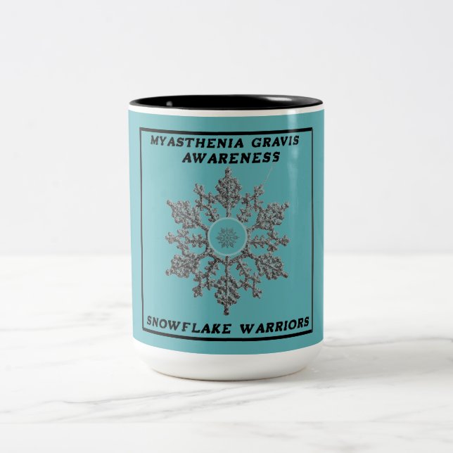 Myasthenia Gravis Awareness Coffee Mug (Center)