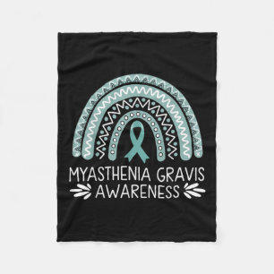 Myasthenia Gravis Awareness Fleece Blanket