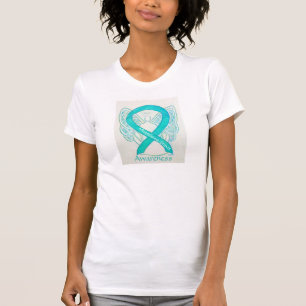Myasthenia Gravis Awareness Ribbon Angel Shirt