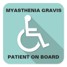 Myasthenia Gravis Awareness STICKER