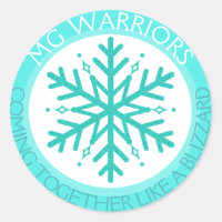 Myasthenia Gravis No Two Snowflakes sticker